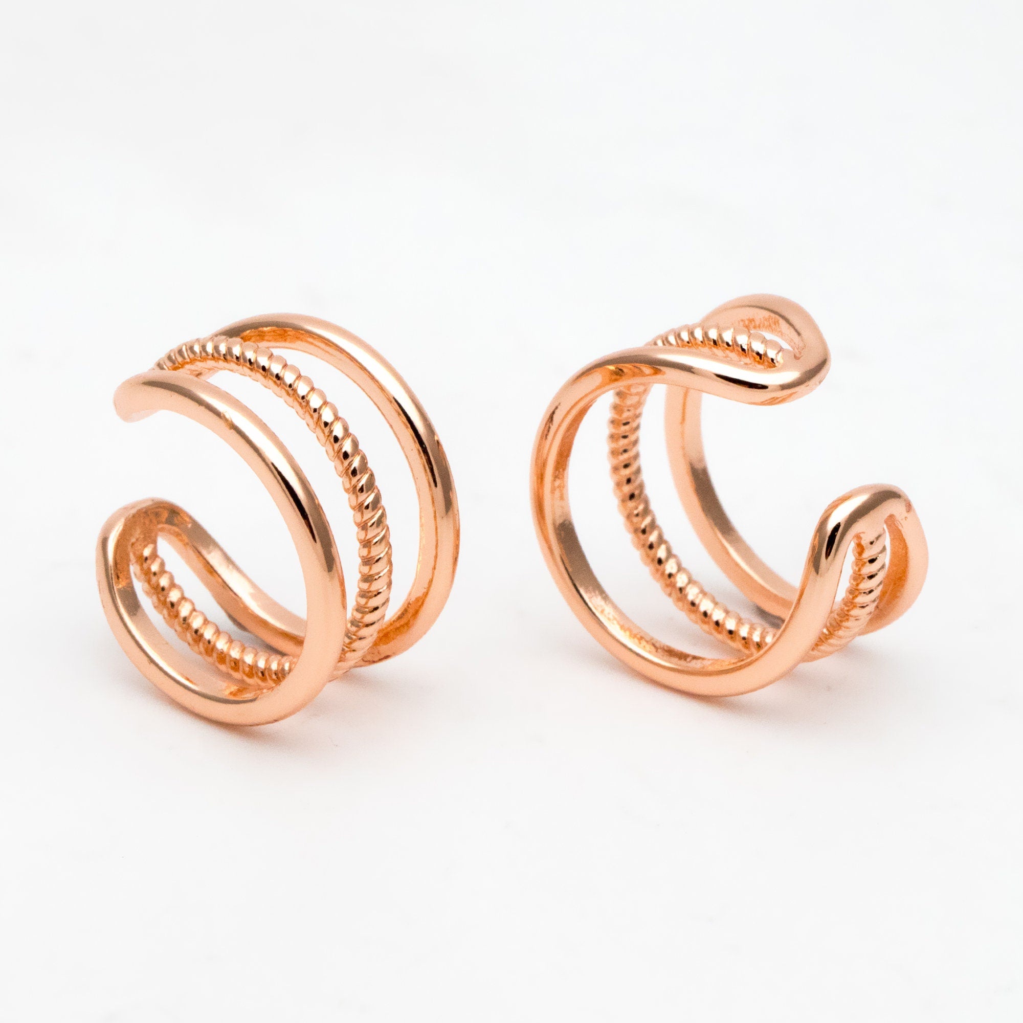 10pcs Gold/ Silver/ Rose Gold Ear Cuff, Cartilage Ear Cuff, Gold Plated Ear Cuff, Cartilage Earrings (GB-2789)